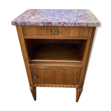 Bedside Art deco in walnut