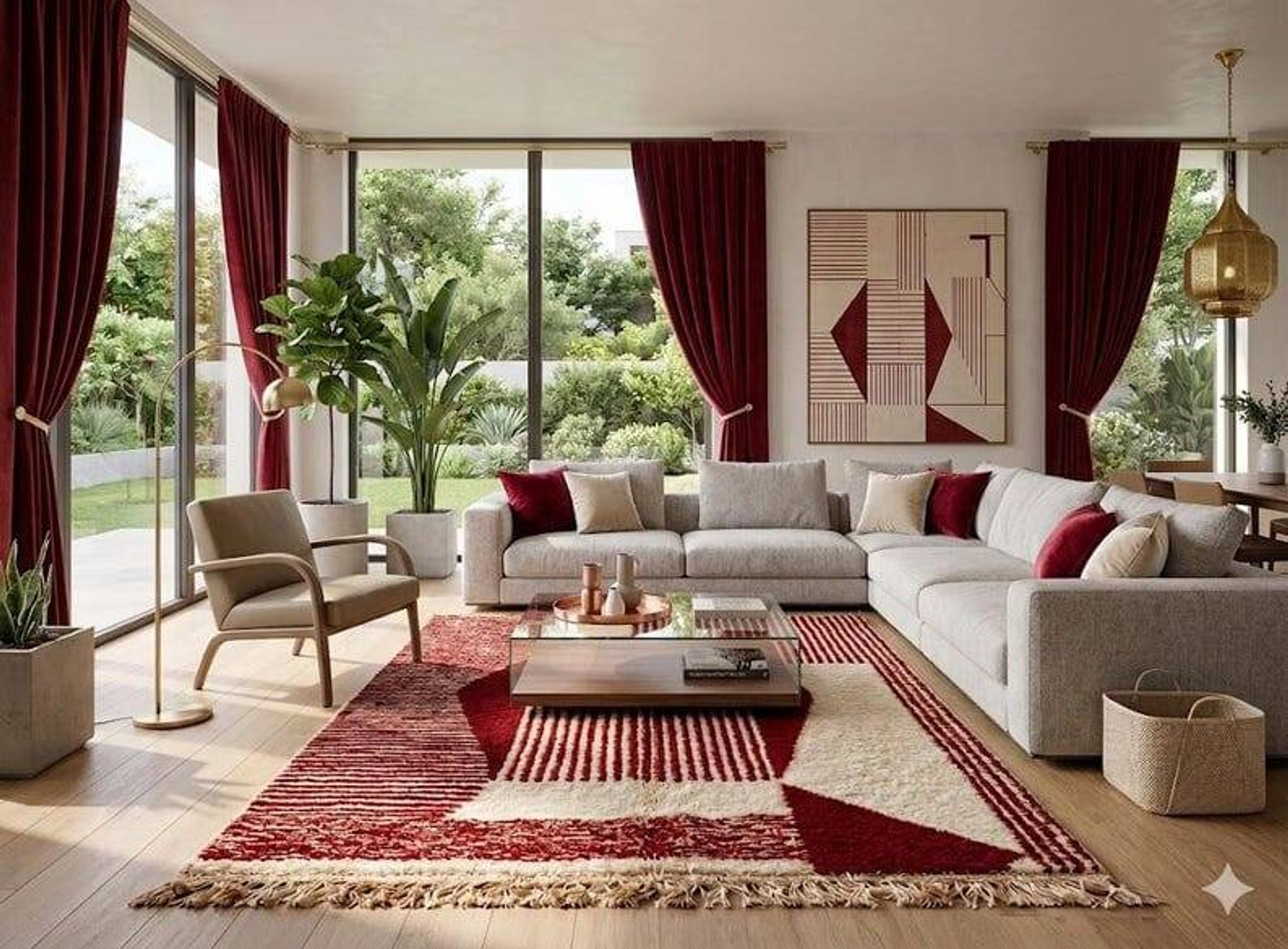 Handmade traditional Moroccan Berber rug size 2/3 m