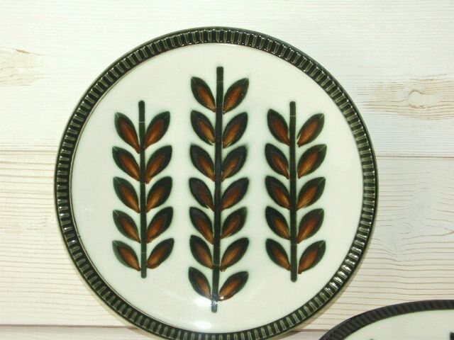 Lot 4 dinner plates Boch Louvière Rambouillet 1966