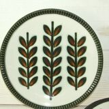 Lot 4 dinner plates Boch Louvière Rambouillet 1966