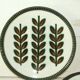 Lot 4 dinner plates Boch Louvière Rambouillet 1966