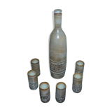 Vallauris ceramic liquor service