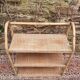 Rattan shelf