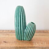 Vase en céramique à cactus, décoration à deux branches, décoration d'intérieur du sud-ouest