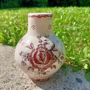 Old pink retro vase