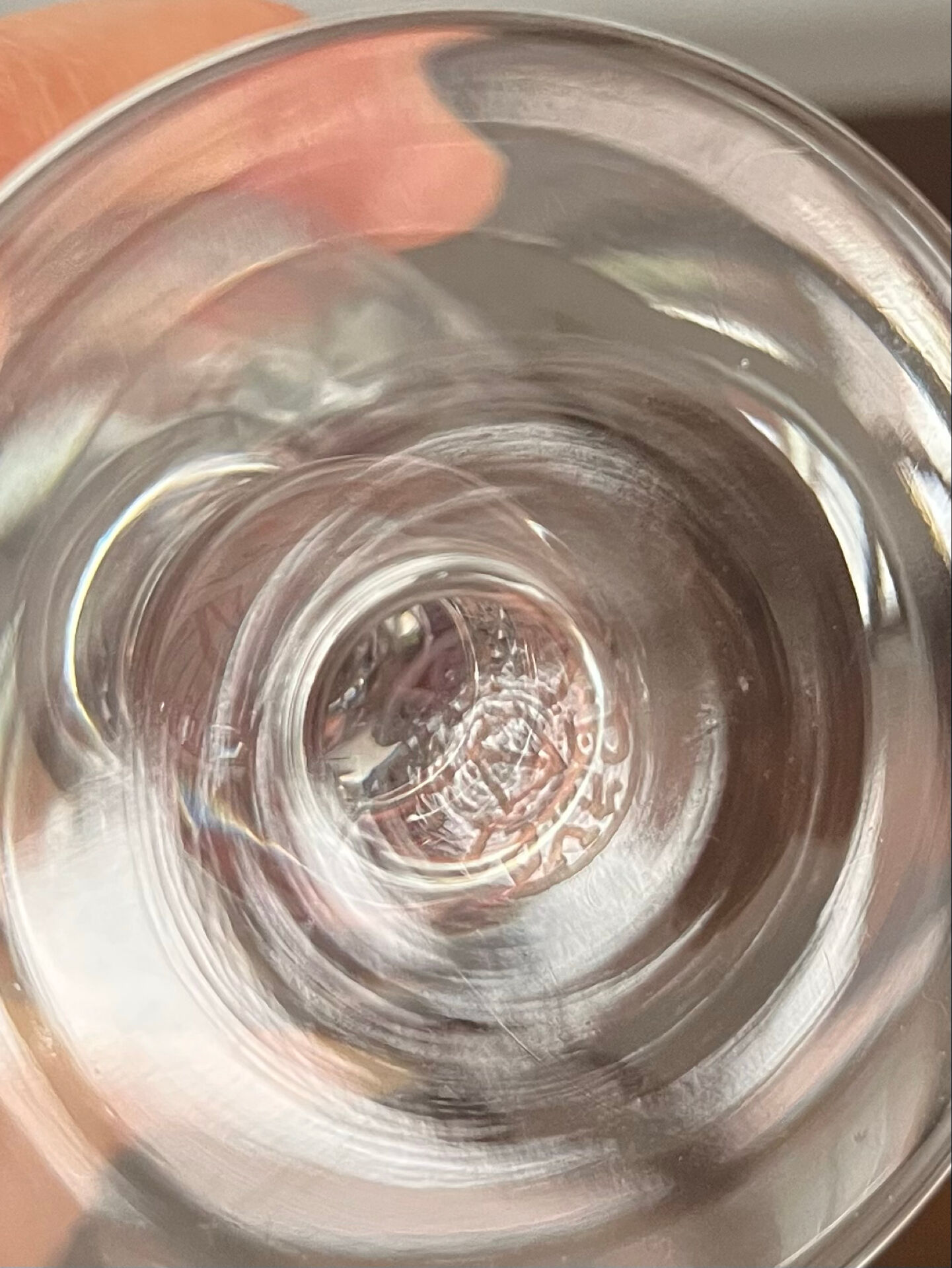 Cut crystal soliflore signed by Cristallerie Royale de Champagne.