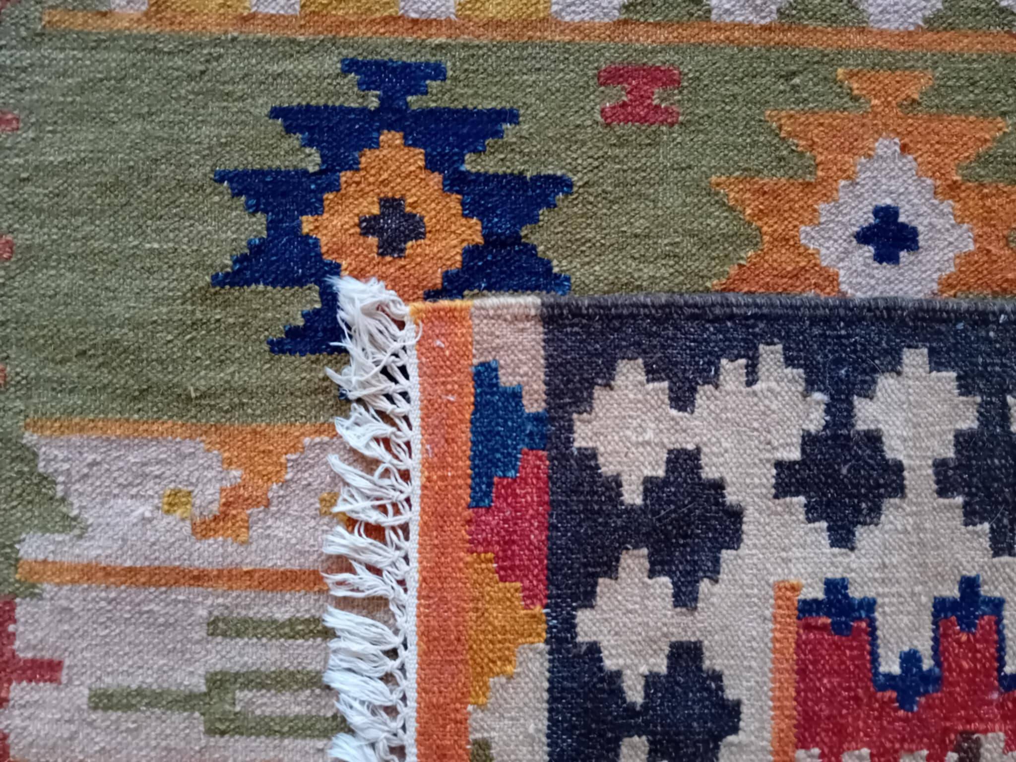 Handmade Indian Kilim Sivas 200x140cm