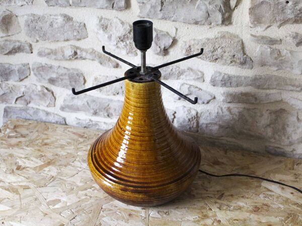 Pied de lampe en céramique Accolay