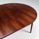 Gunni Omann large dining table in rosewood Omann Jun Denmark 1960