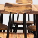 Pirrka table and chairs by Imari Tapiovaara for Laakan Puu