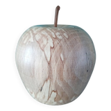 Turned wooden apple