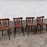 Series of 4 bistro chairs