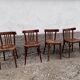 Série de 4 chaises bistrot