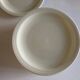 Set of 10 Havilland ivory modernist dessert plates 1960