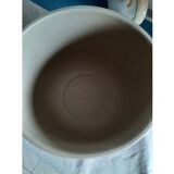 Ceramic pot cover.