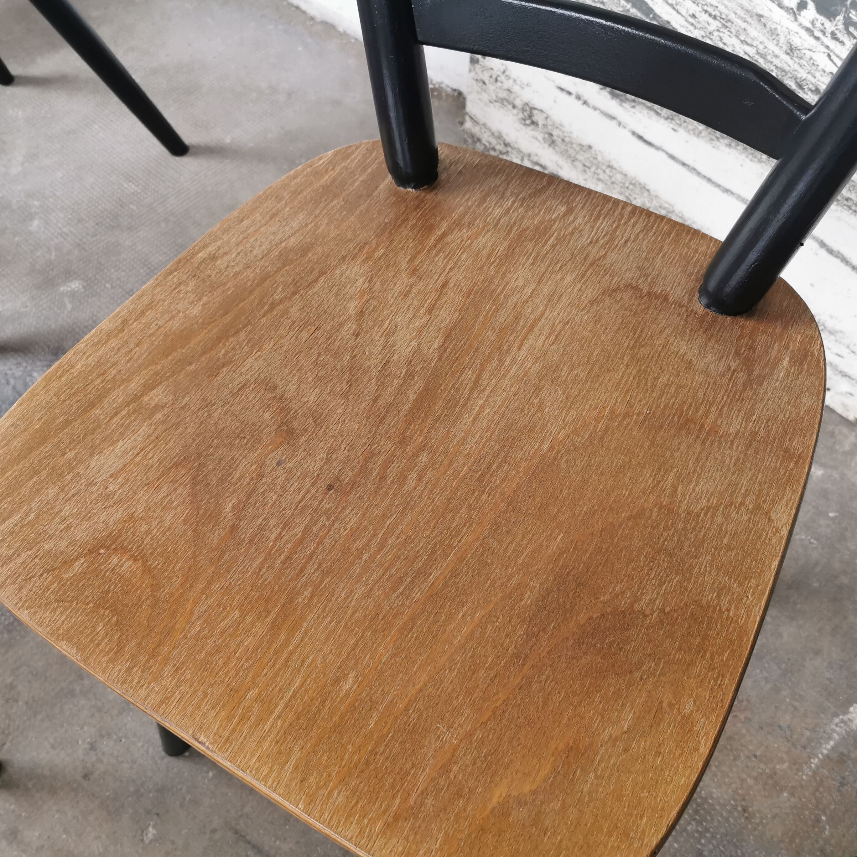 Set of 6 Scandinavian style bar chairs 1960/70