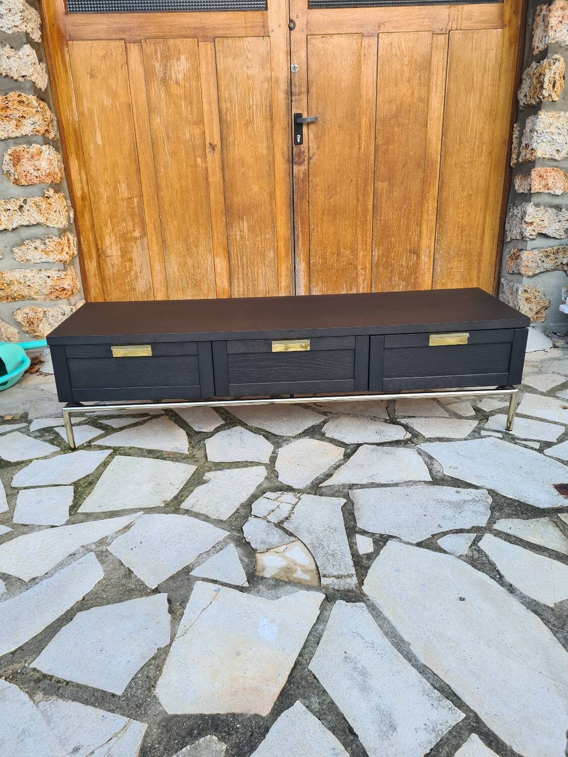 Scandinavian low sideboard WOODMAN