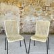 Pair of vintage garden chairs by Fantasia, circa 1950s