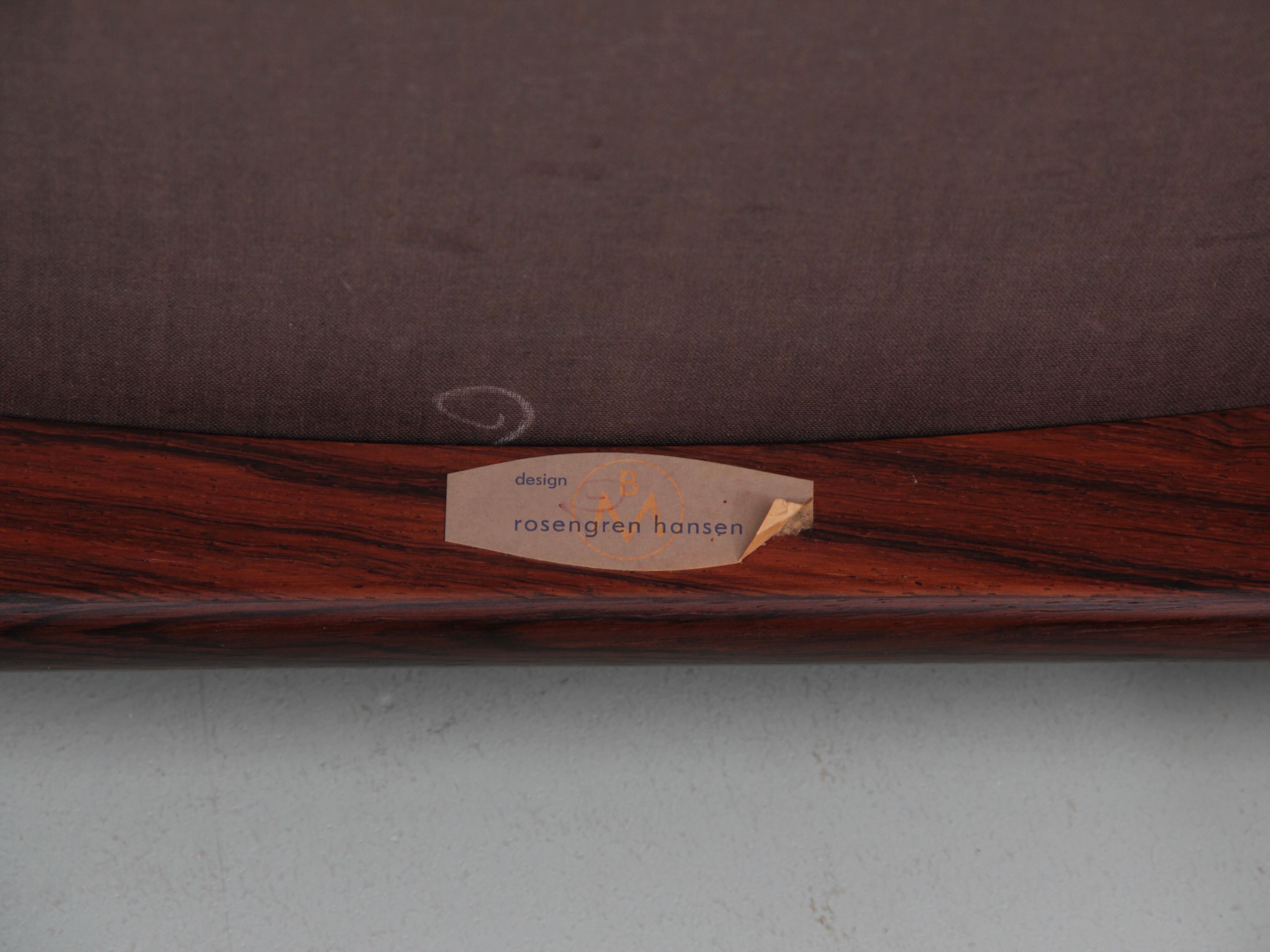 Suite of 4 Scandinavian teak chairs model 39