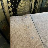 Chest of drawers in solid oak Louis Philippe aero erased 19th