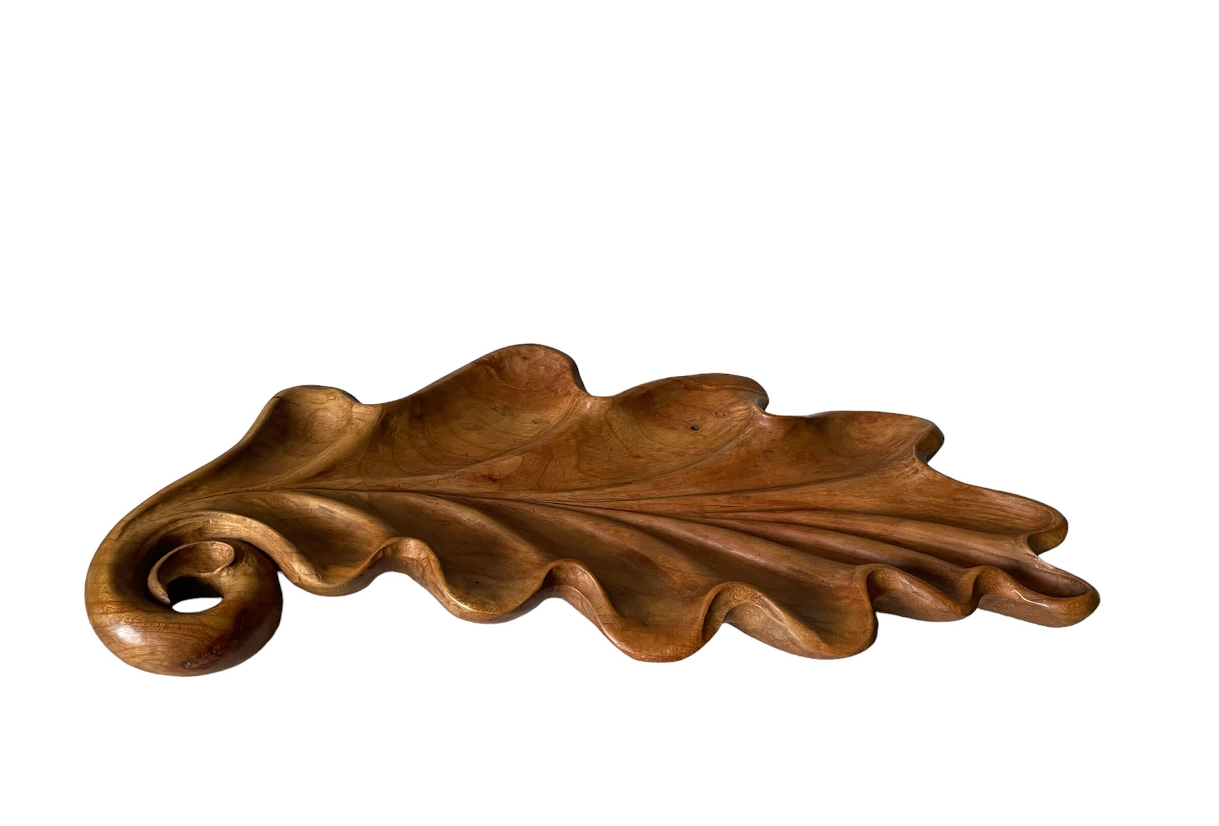 Pocket empty in carved wood 50cm