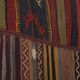 Vintage Turkish kilim handwoven 273x356 cm