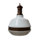 Antique German Two Tone Opaline Glass Pendant Light