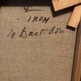 Oil on canvas signed jc tron "le bastidon"