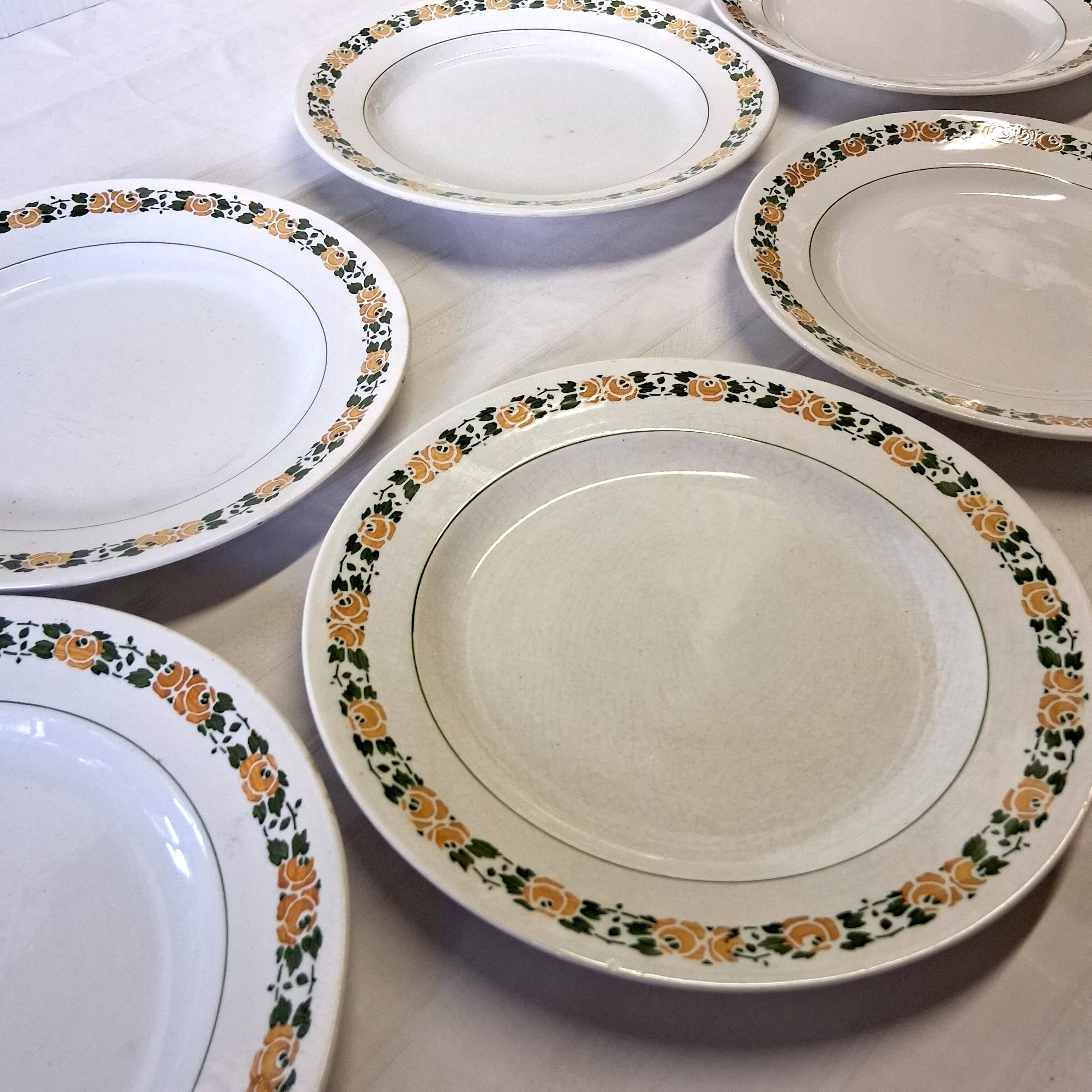6 Villeroy & Boch dinner plates in good condition