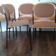 Lot of 5 vintage stackable chairs