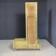 Bauhaus hairdresser mirror wood metal glass Slezák 1930s Czechoslovakia