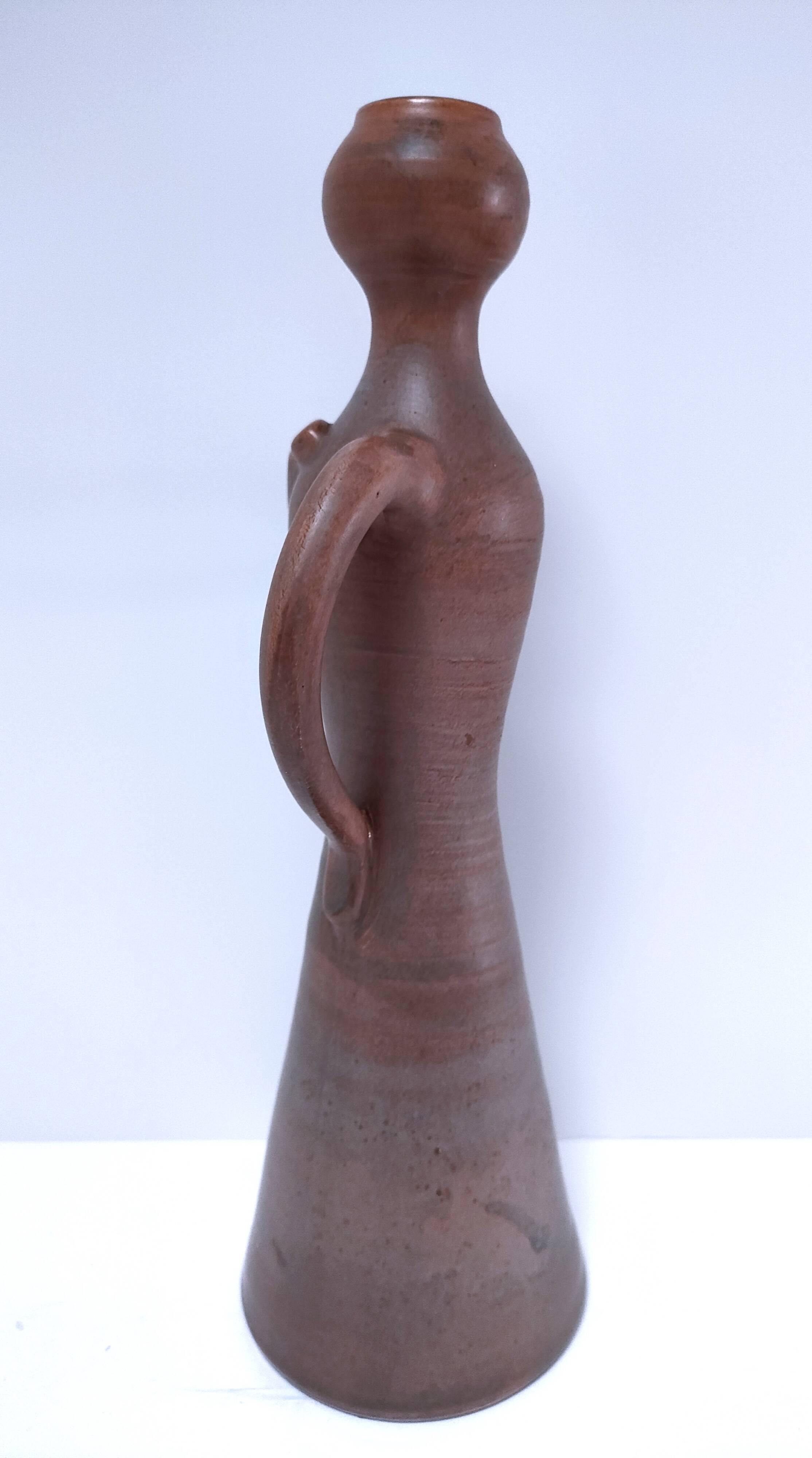 Vintage signed ceramic soliflore vase