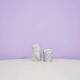 Vintage set of marble tea light holders