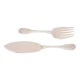 Fish serving cutlery, signed Christofle, original box, Vendôme model, shell