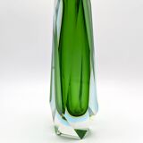 Vintage Sommerso Vase (large model) in Murano glass by Flavio Poli, Italy 1970