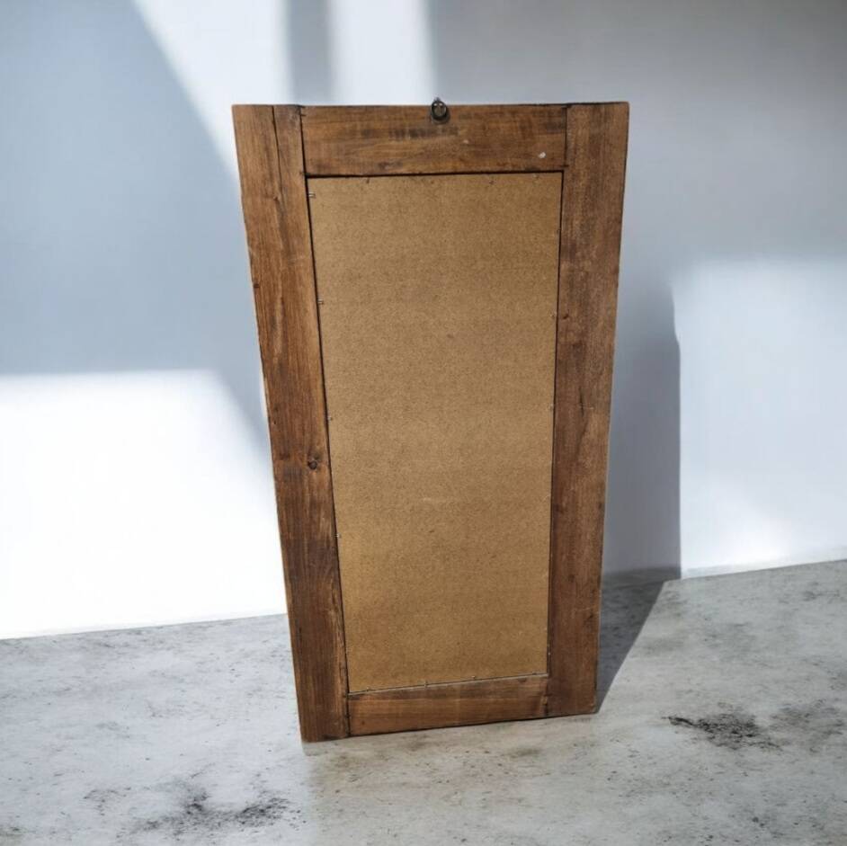 Grand miroir en bois