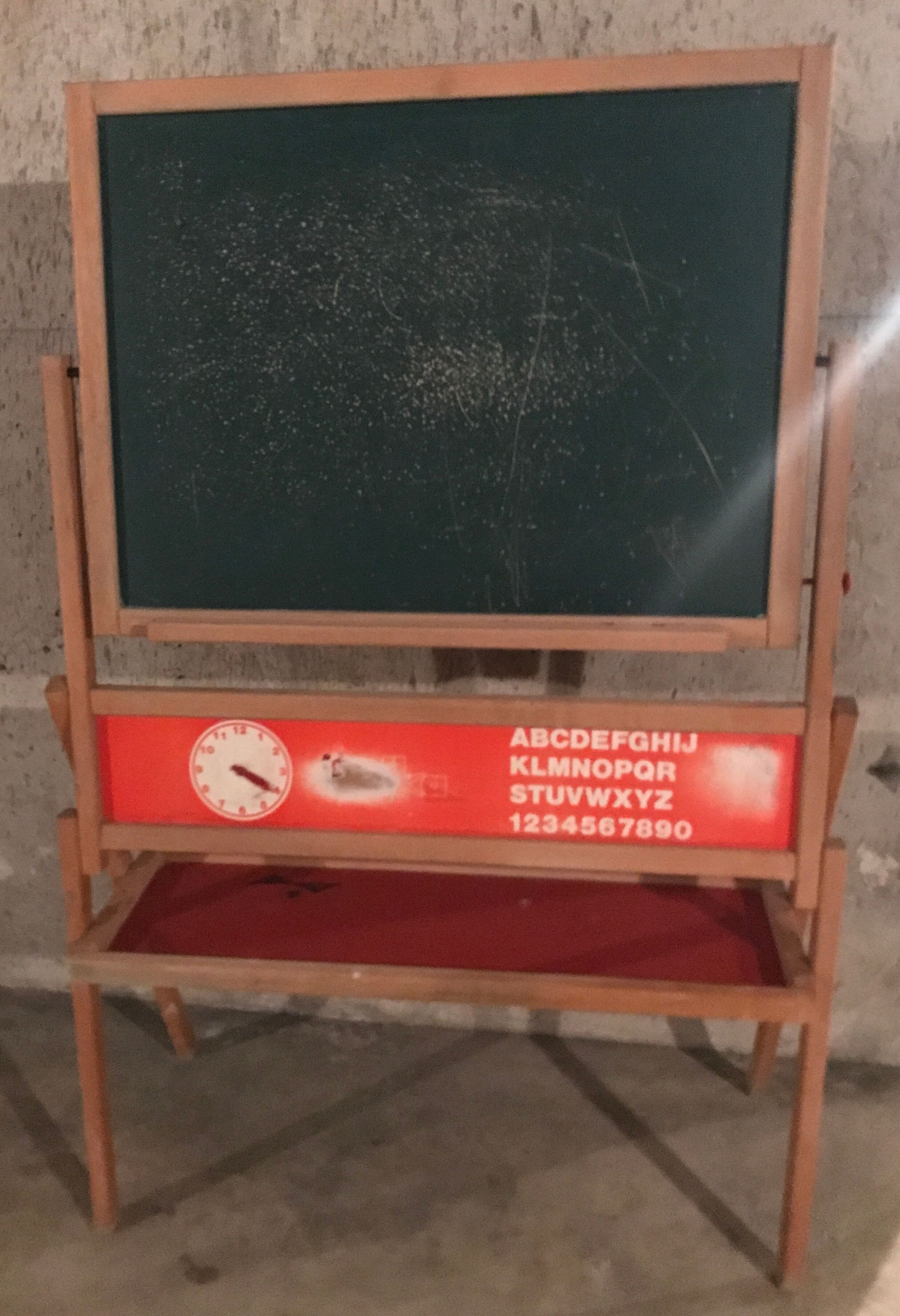 Vintage children's blackboard