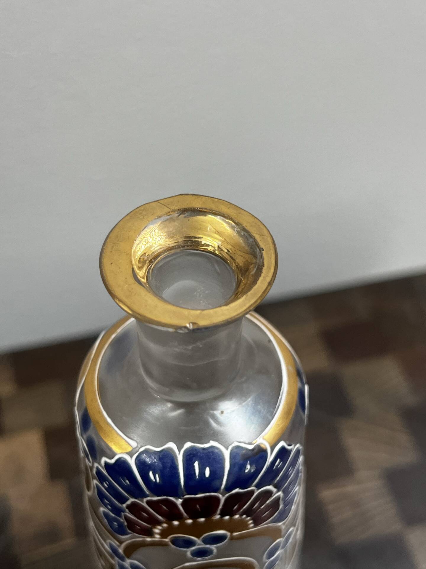 Enamelled bottle 1899/1900 Art Nouveau - Art Deco
