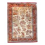 Tapis d'orient ghoum-qom soie iran persan 98 x 148 cm