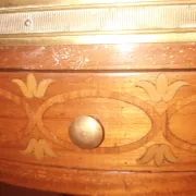 Marquetry guéridon in Louis XVI style