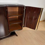 Art Deco Sideboard in Macassar Ebony and Brass, Paris, 1930s