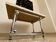 Coffee table in chromed rod