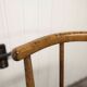 Fauteuil Baumann modèle éventail 1970 bois courbé