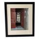 Original Signed Framed Oil Artwort Of Parisian Red Door