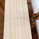 Minimalist design coffee table in unbleached travertine stone