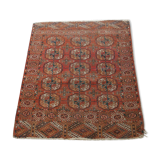 Tapis d'orient turkmen ancien fait main boukhara  118 X 105 cm