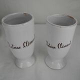 Beaujolais pottery lot a.clément tastevins glasses