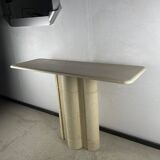 Console en travertin vintage