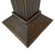 Colonne en rotin vintage bambou pilier années 70 rattan mcguire