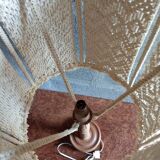 Lampe vintage en macramé